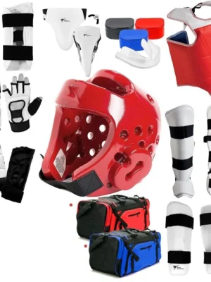 ADI-SGS-RED-01-1020x1024-1 Taekwondo Sparring Gear Set