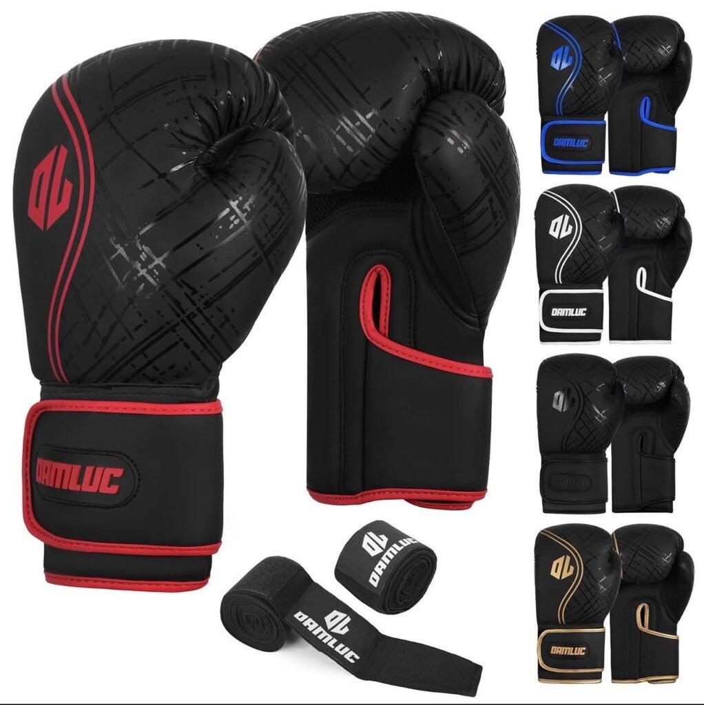 DAMLUC Boxing Gloves by Rising Heroes – Engineered for Power, Comfort & Durability